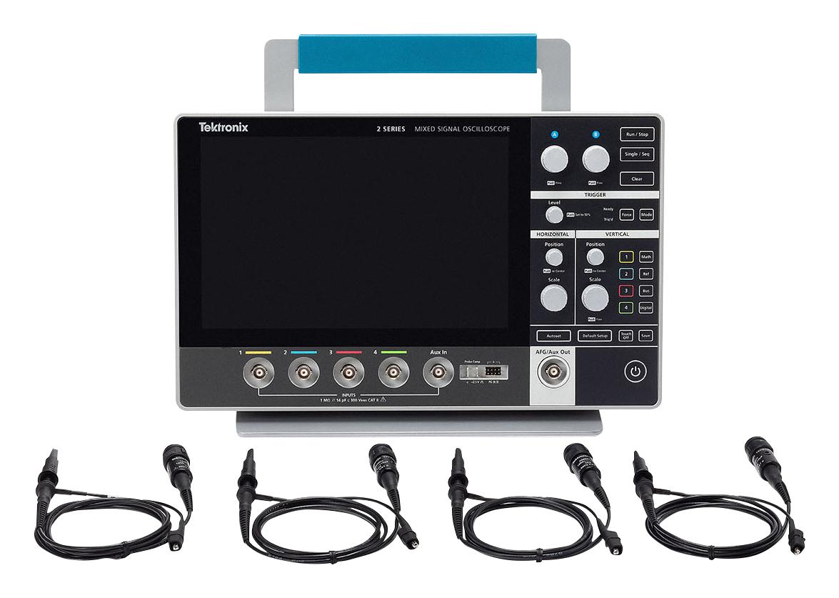 Tektronix Mso24 2-Bw-350 + Mso24 2-P6139B Oscilloscope, 350Mhz, 2.5Gsps