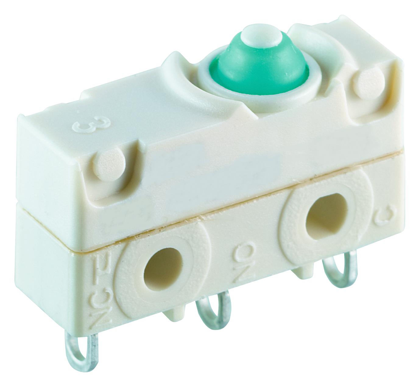 Marquardt 1045.0102 Microswitch, Spdt, 5A, 250Vac, 2.6N