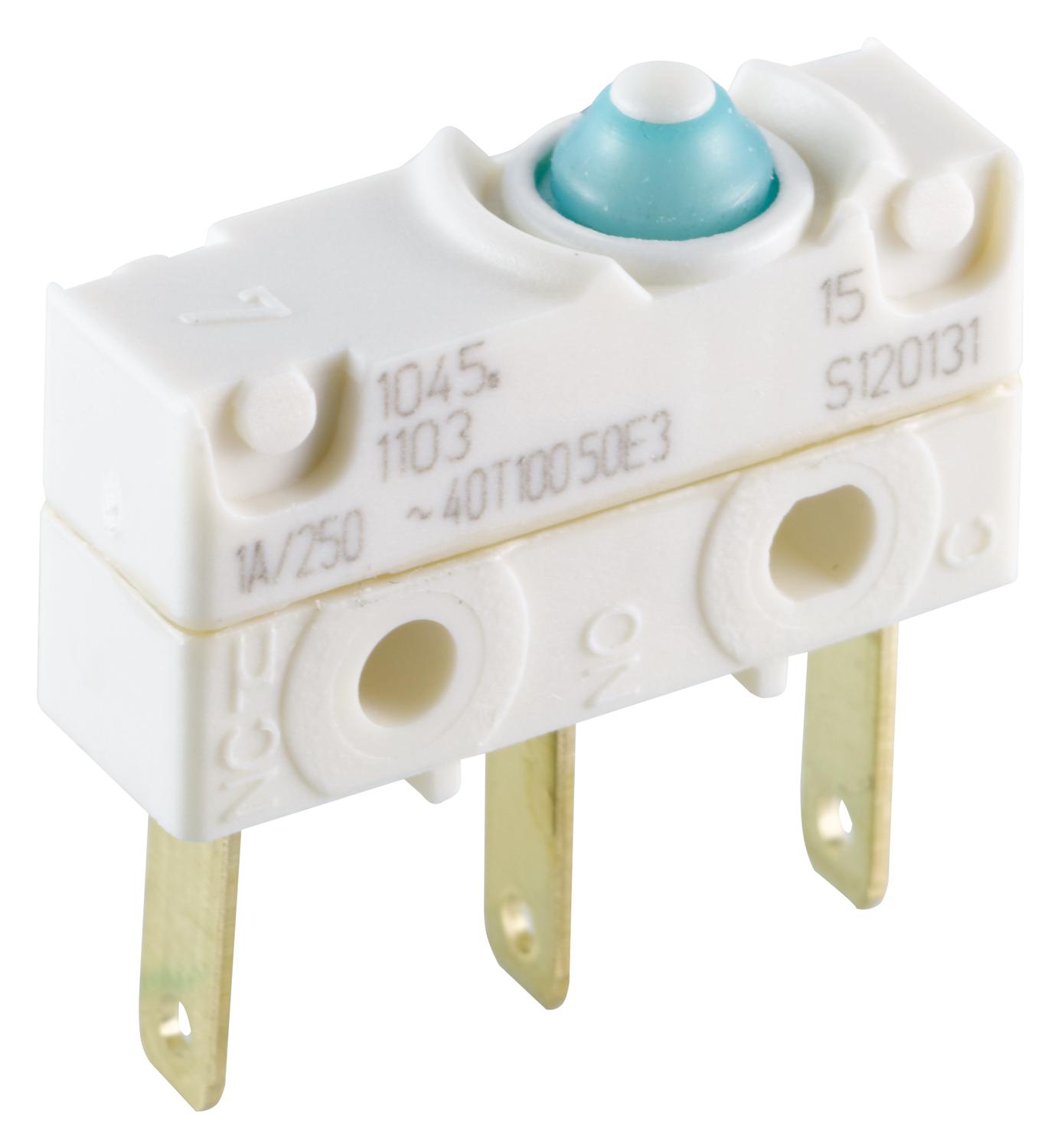 Marquardt 1045.1103 Microswitch, Spdt, 10A, 250Vac, 3.2N