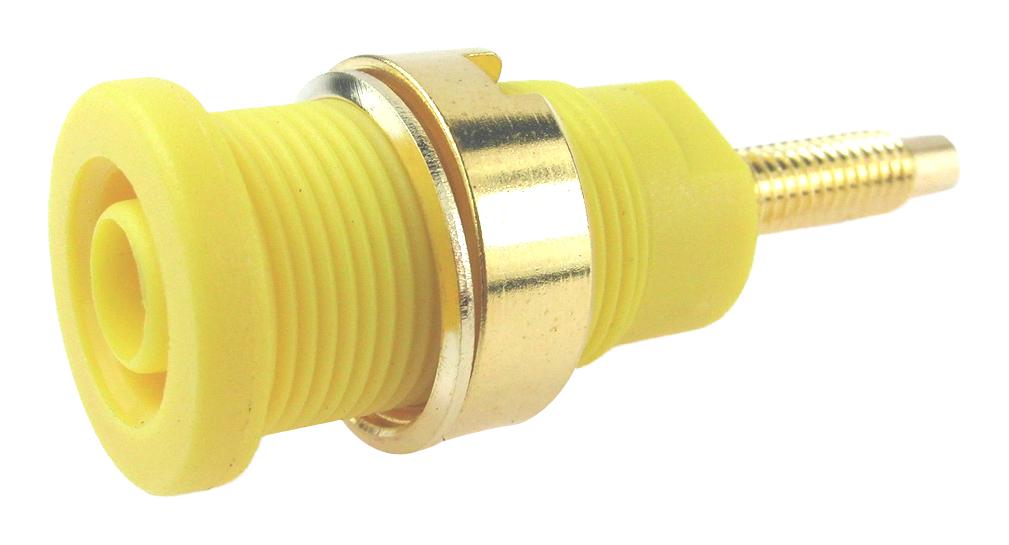 Multicomp Pro Mp - Fcr7358Gy Banana Connector, Jack, 32A, 1Kv, Yellow