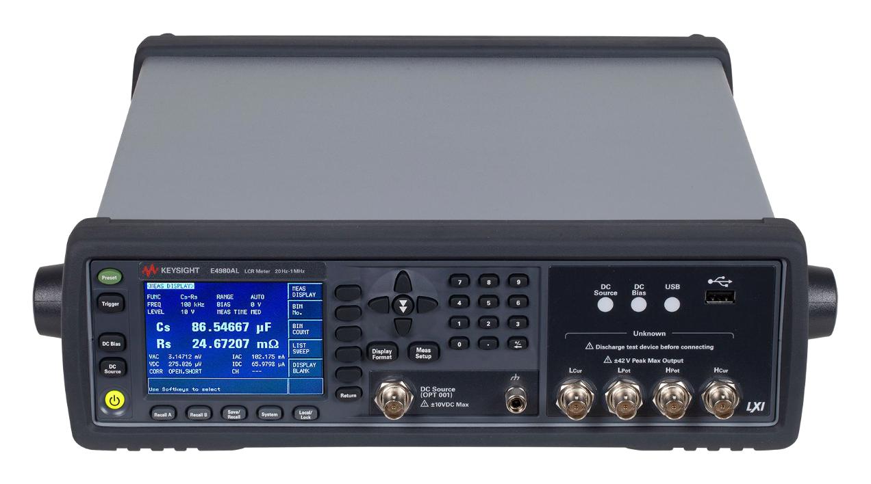 Keysight Technologies E4980Al-102 Lcr Meter, Bench, 1Mhz