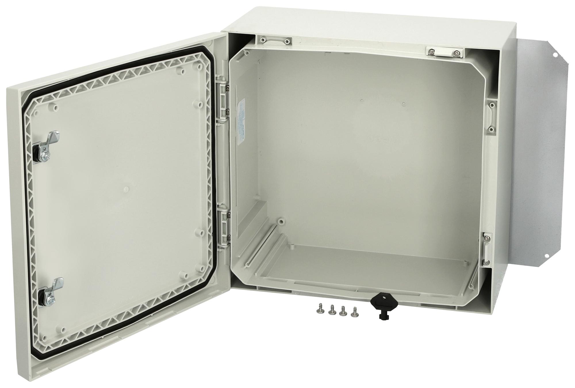 Fibox Arca 303021 Enclosure, 300Mm X 300Mm X 210Mm, Lock