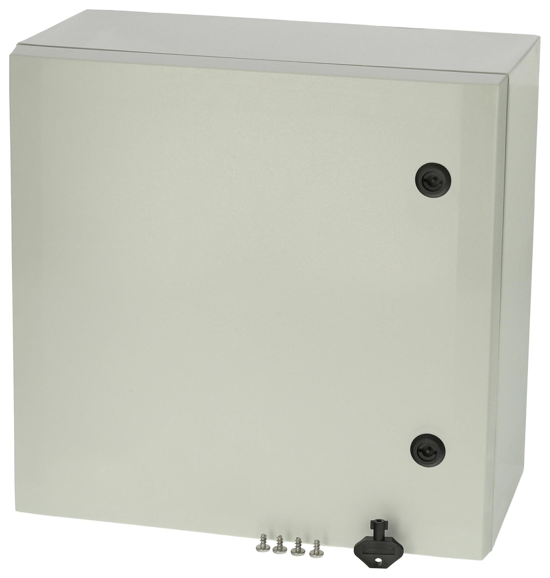 Fibox Arca 404021 No Mp Enclosure, 400Mm X 400Mm X 210Mm, Lock