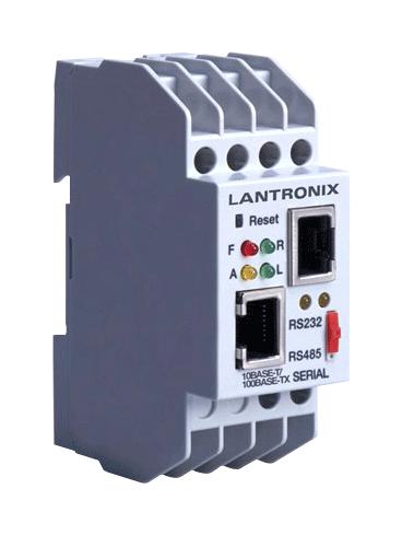 Lantronix Xsdrin-03 Device Server, 10/100Mbps, Din Rail