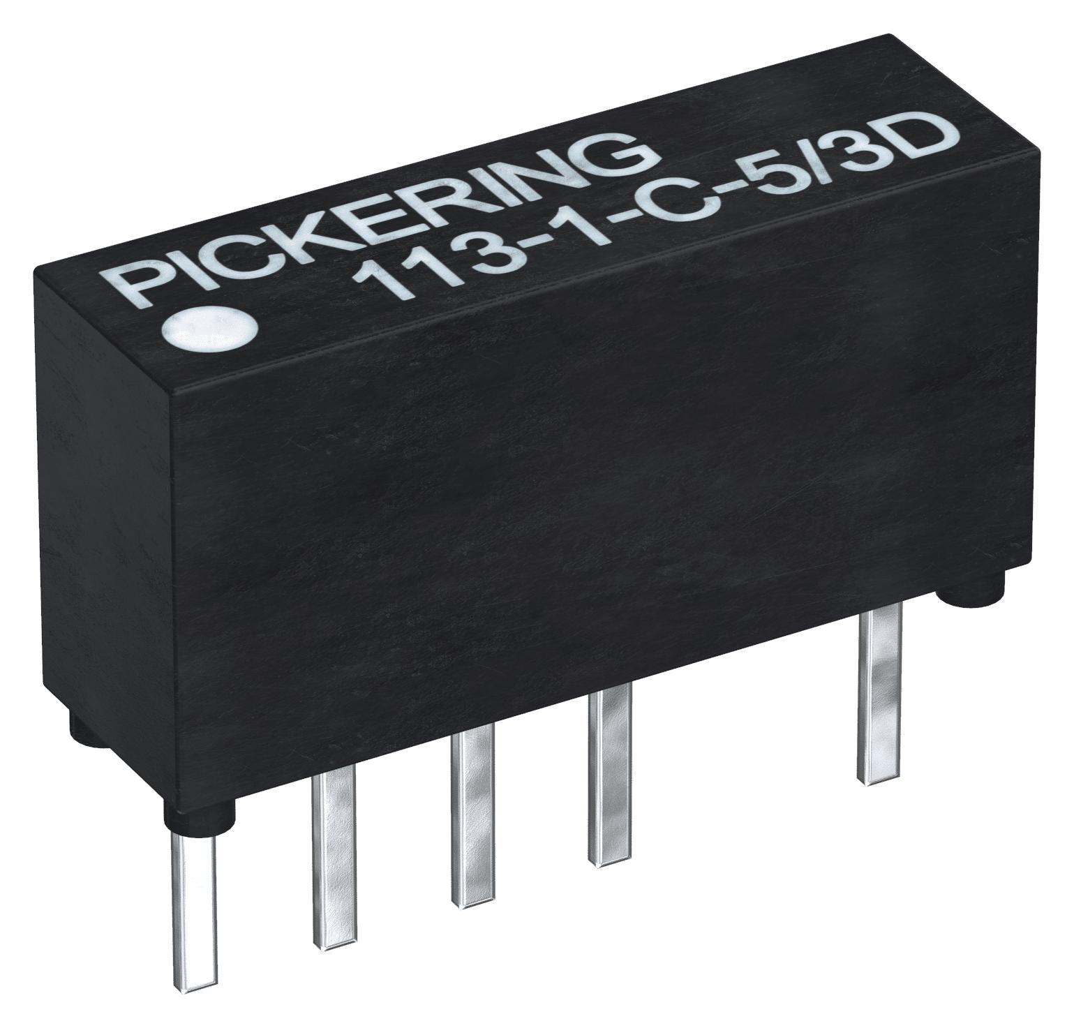 Pickering 113-1-C-5/3D Reed Relay, Spdt, 5V, Tht