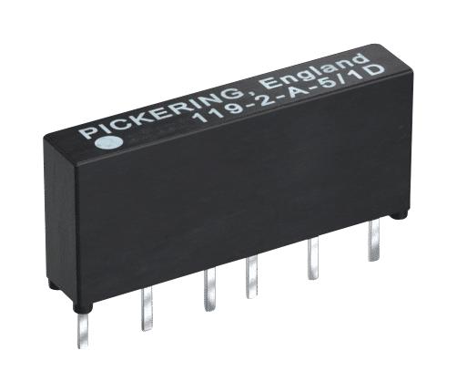 Pickering 119-2-A-5/1D Reed Relay, Dpst-No, 5V, Tht