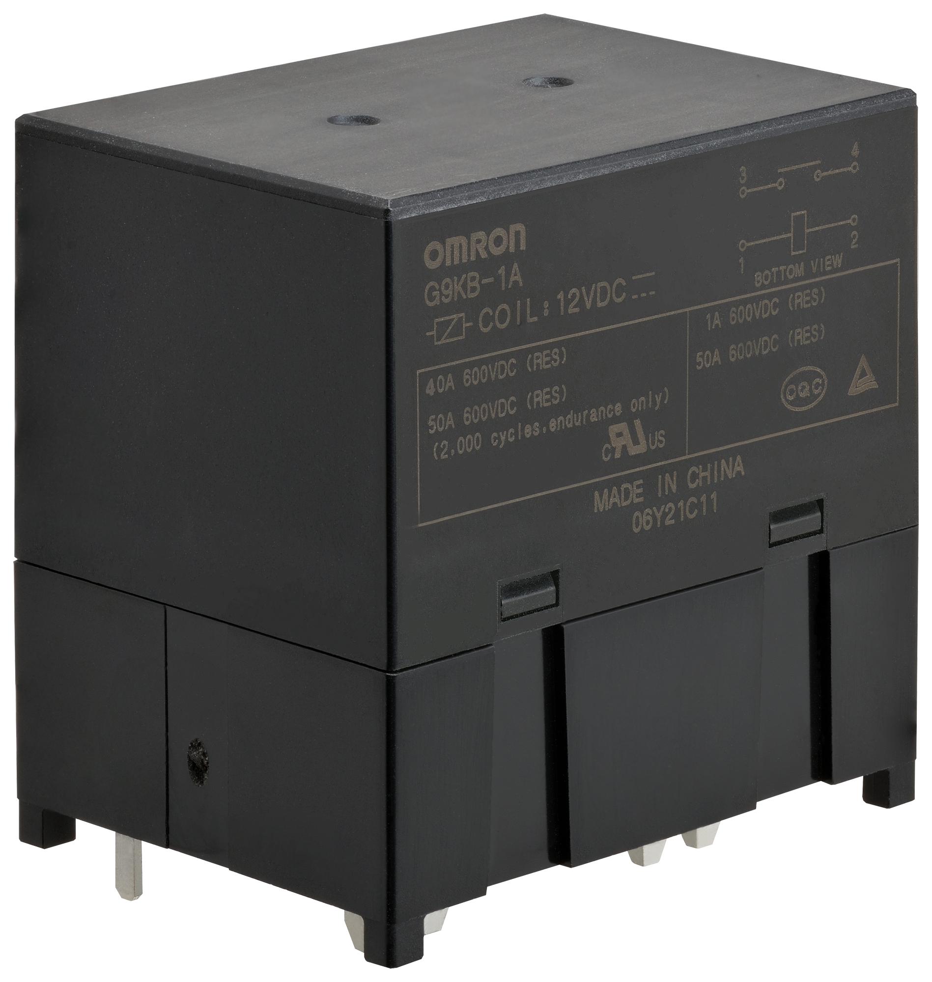 Omron Electronic Components G9Kb-1A Dc12 Power Relay, Spst-No, 12Vdc, Tht