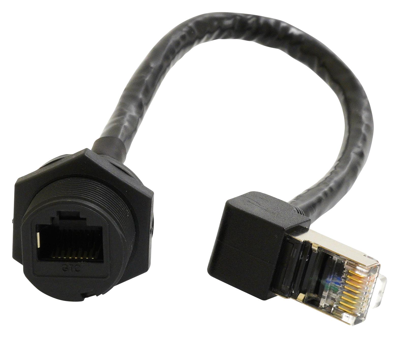 Multicomp Pro Mp009792 Enet Cable, Cat6 Rj45 Jack-R/a Plug/0.2M