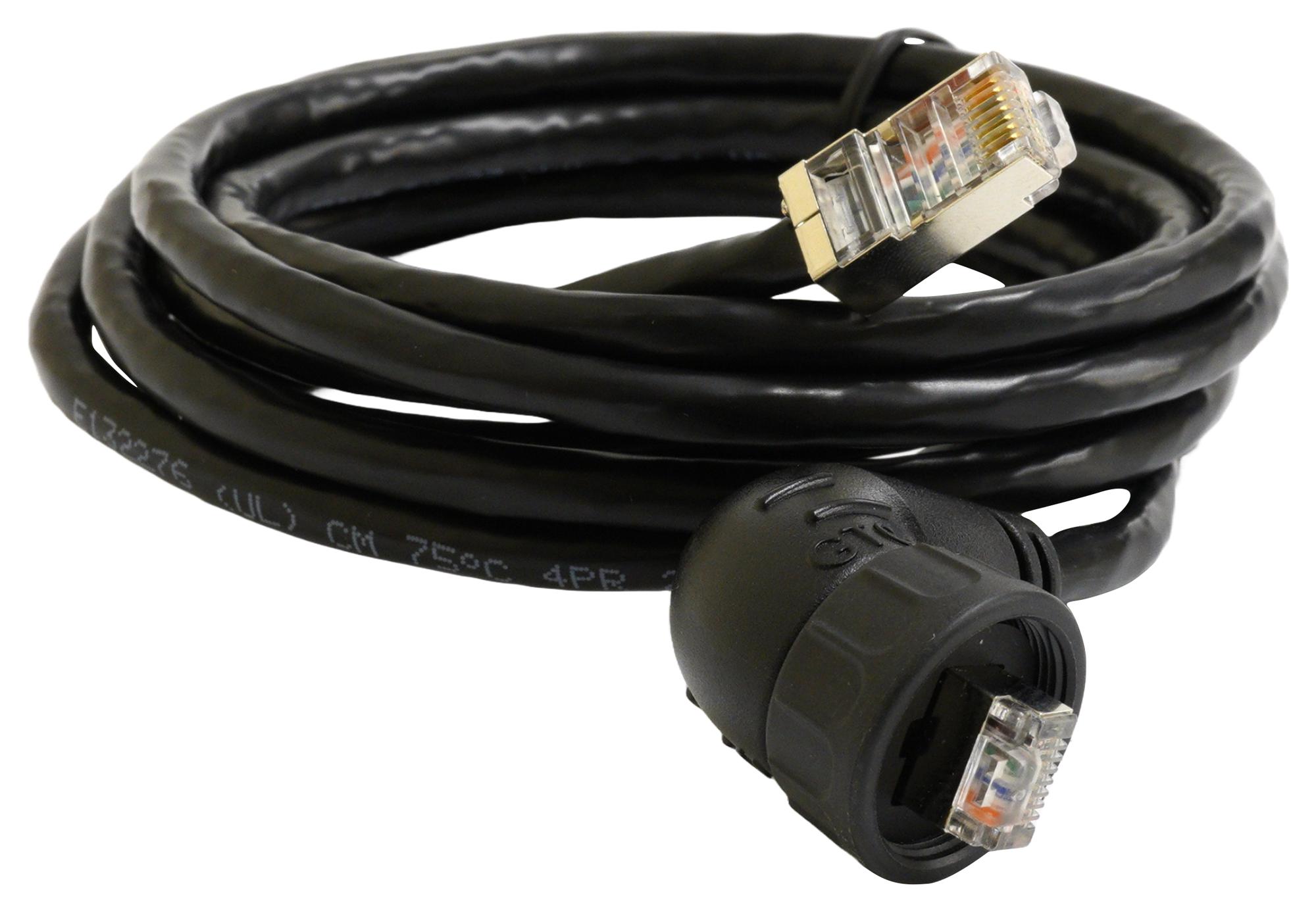 Multicomp Pro Mp009798 Enet Cable, C3 R/a Rj45 Plug-Plug, 2M