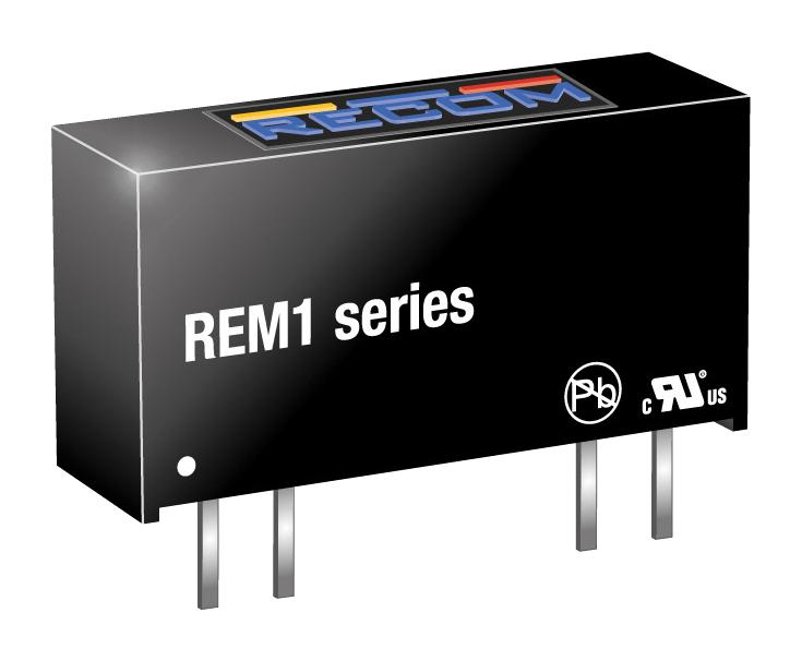 Recom Power Rem1-3.33.3S Dc-Dc Converter, 3.3V, 0.303A