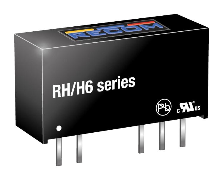 Recom Power Rh-0515D/h6 Dc-Dc Converter, 15V/-15V, 0.033A