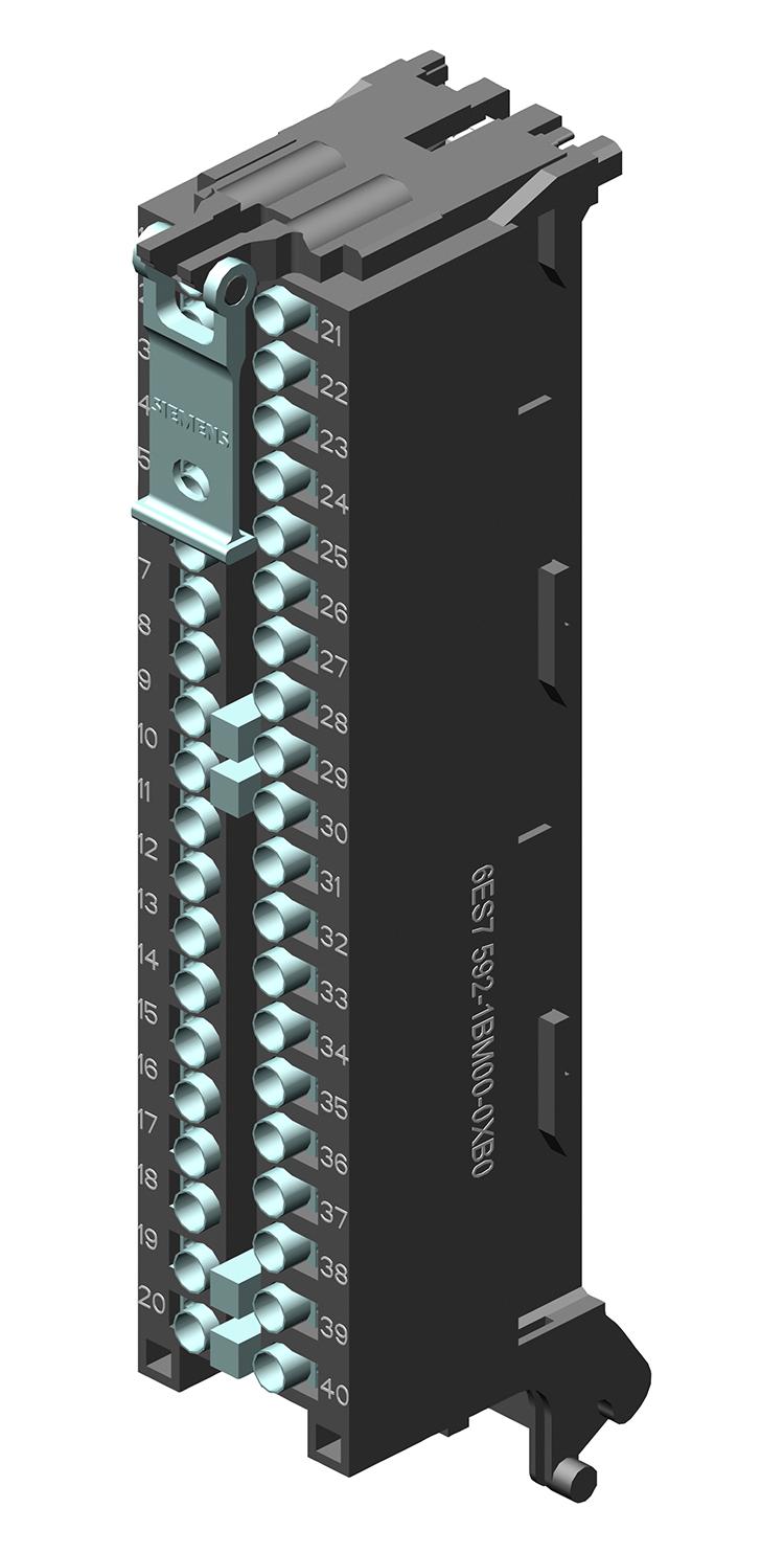 Siemens 6Es7592-1Bm00-0Xb0. Digital O/p Module, Front Connector/40 P