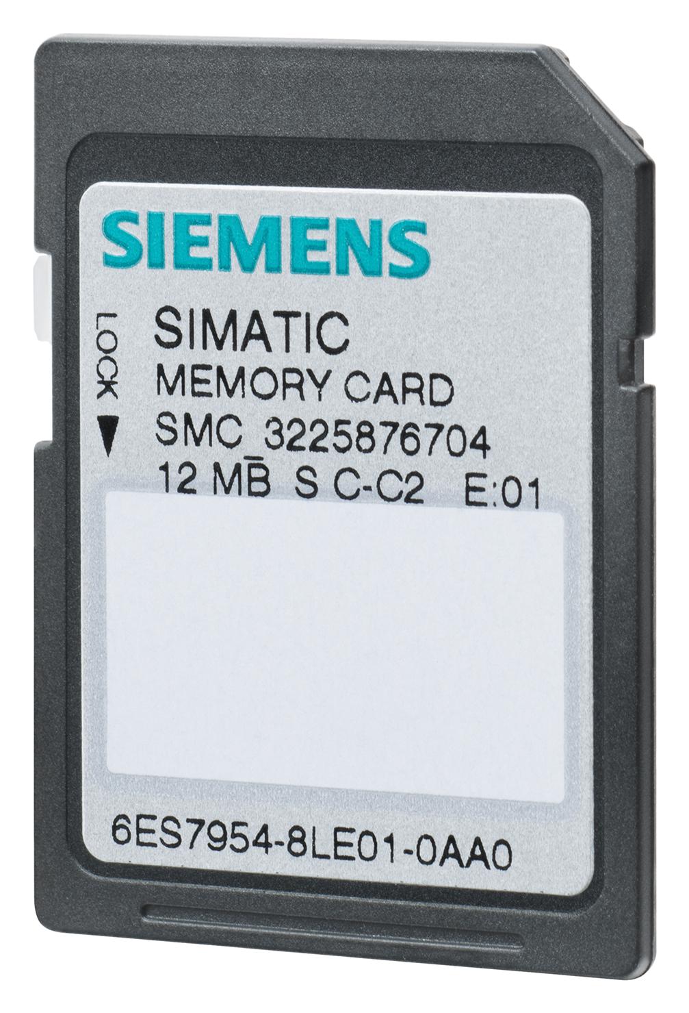 Siemens 6Es7954-8Lc03-0Aa0. Flash Memory Card, 4Mb