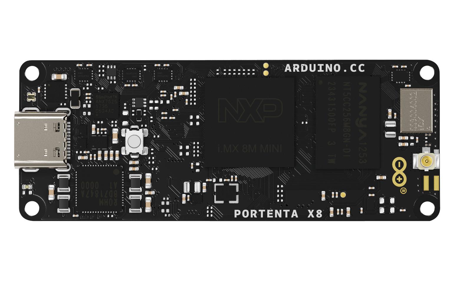 Arduino Abx00049 Portenta X8 Board, Arm Cortex-A53/m4/m7