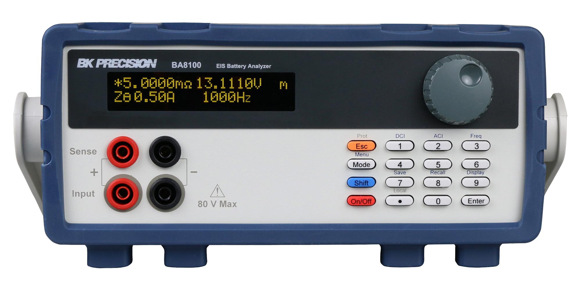 B&k Precision Ba8100 Battery Analyzer, Eis, 0.5V To 80V