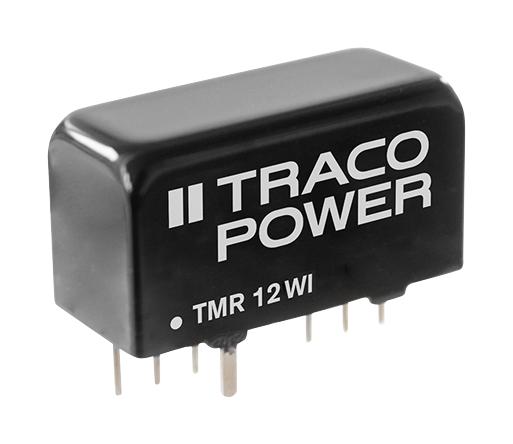 Traco Power Tmr 12-1222Wi Dc-Dc Converter, 12V/-12V, 0.5A