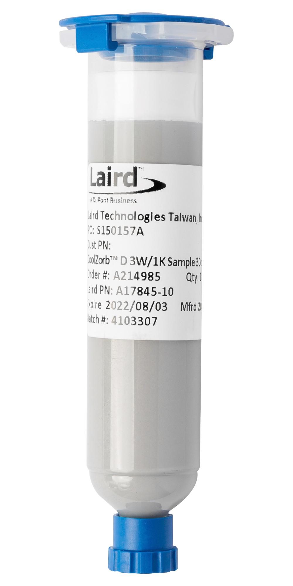 Laird A17845-10 Thermal/emi Absorber, Syringe, 30Cc