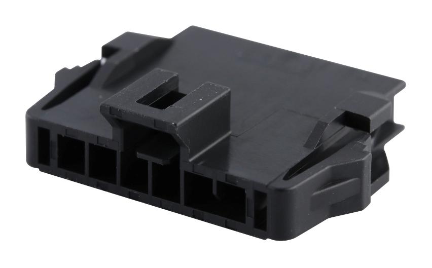 Molex 200277-1206 Nano-Fit Plug Hsg Sr 6Ckt  Panel Blk