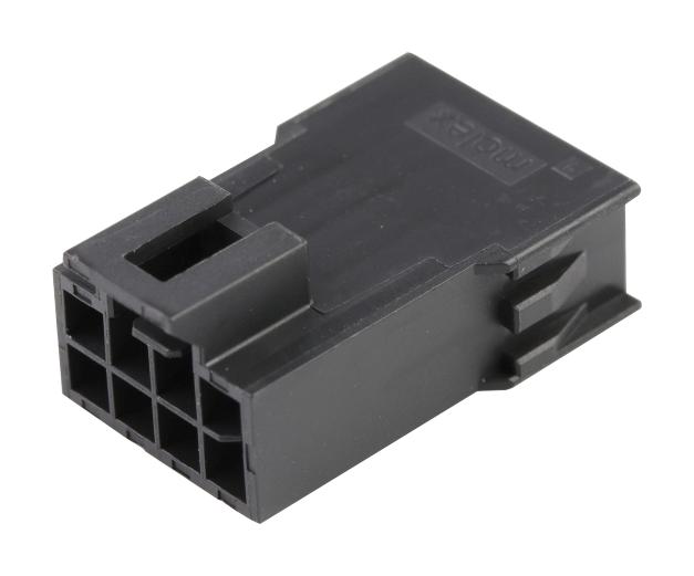 Molex 201444-1108 Nano-Fit Plug Hsg Dr 8Ckt  Blk