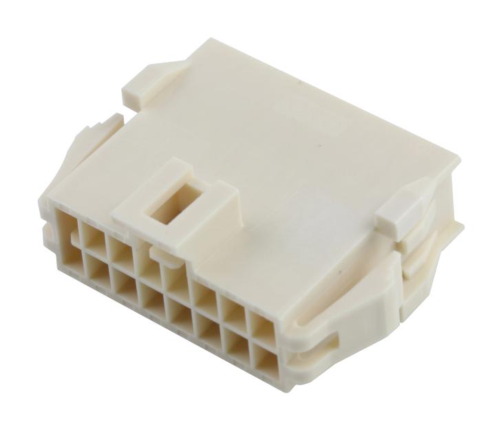 Molex 201444-2216 Nano-Fit Plug Hsg Dr 16Ckt  Panel Nal