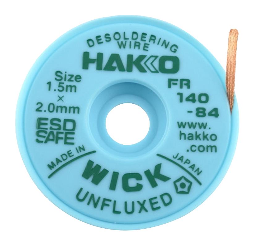 Hakko Fr140-84 Desoldering Braid, 1.5M X 2Mm