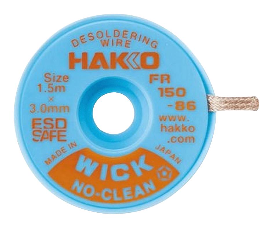 Hakko Fr150-86 Desoldering Braid, 1.5M X 3Mm