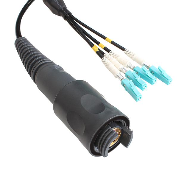 Bulgin Limited Pxeb5402B200 Fibre Optic Cable, Plug-Lc, Om1, 200M