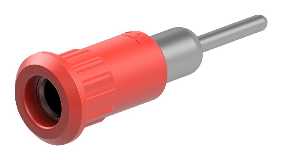 Staubli 64.3011-22 Banana Connector, Red, Socket, 25A