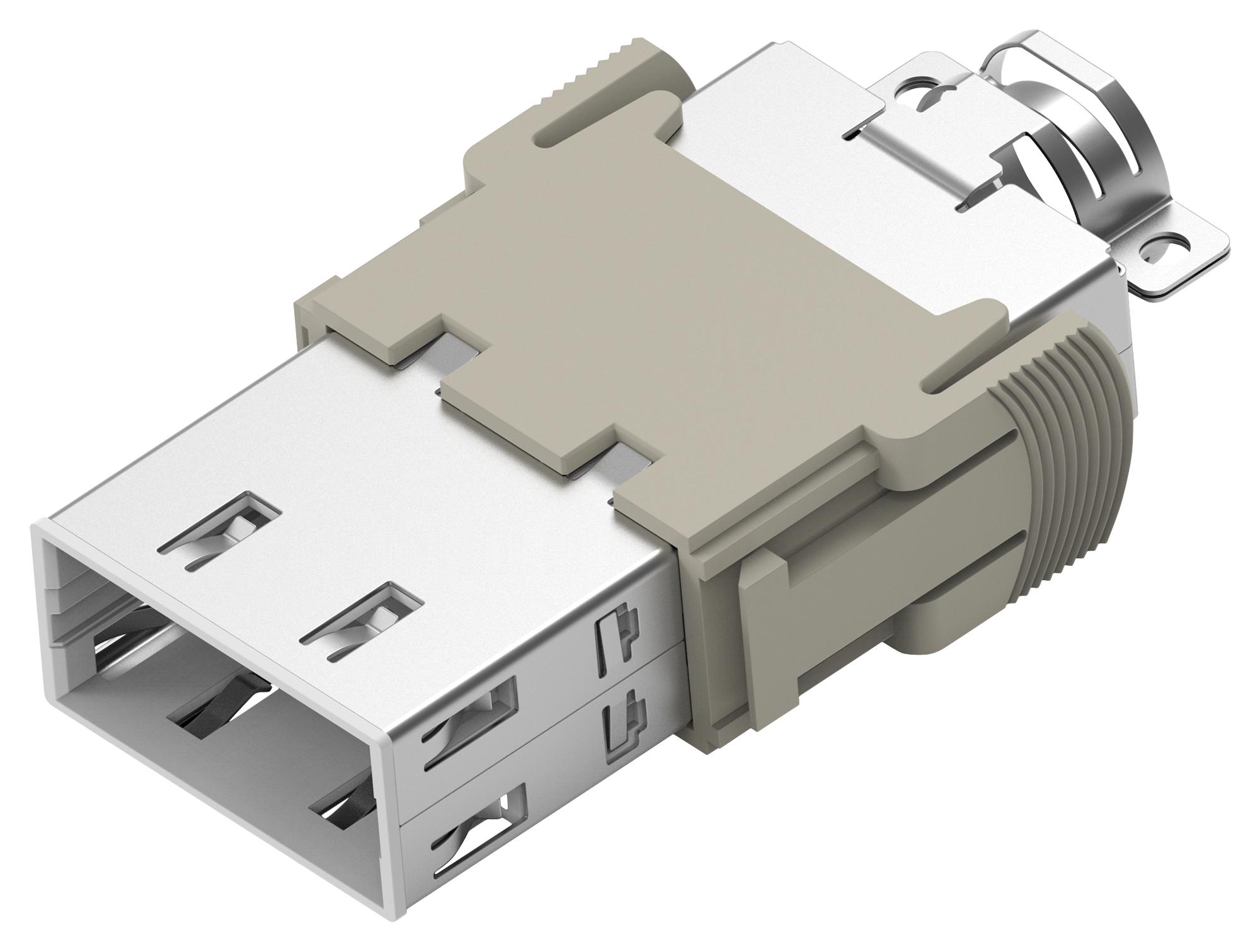 Amp - Te Connectivity T2111322101-001 Heavy Duty Module, Plug, 32Pos, 2.2A