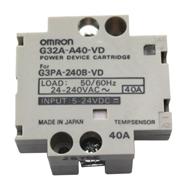 Omron Industrial Automation G32A-A40-Vd Dc5-24 Solid State Relay, 40A, 24Vac-240Vac