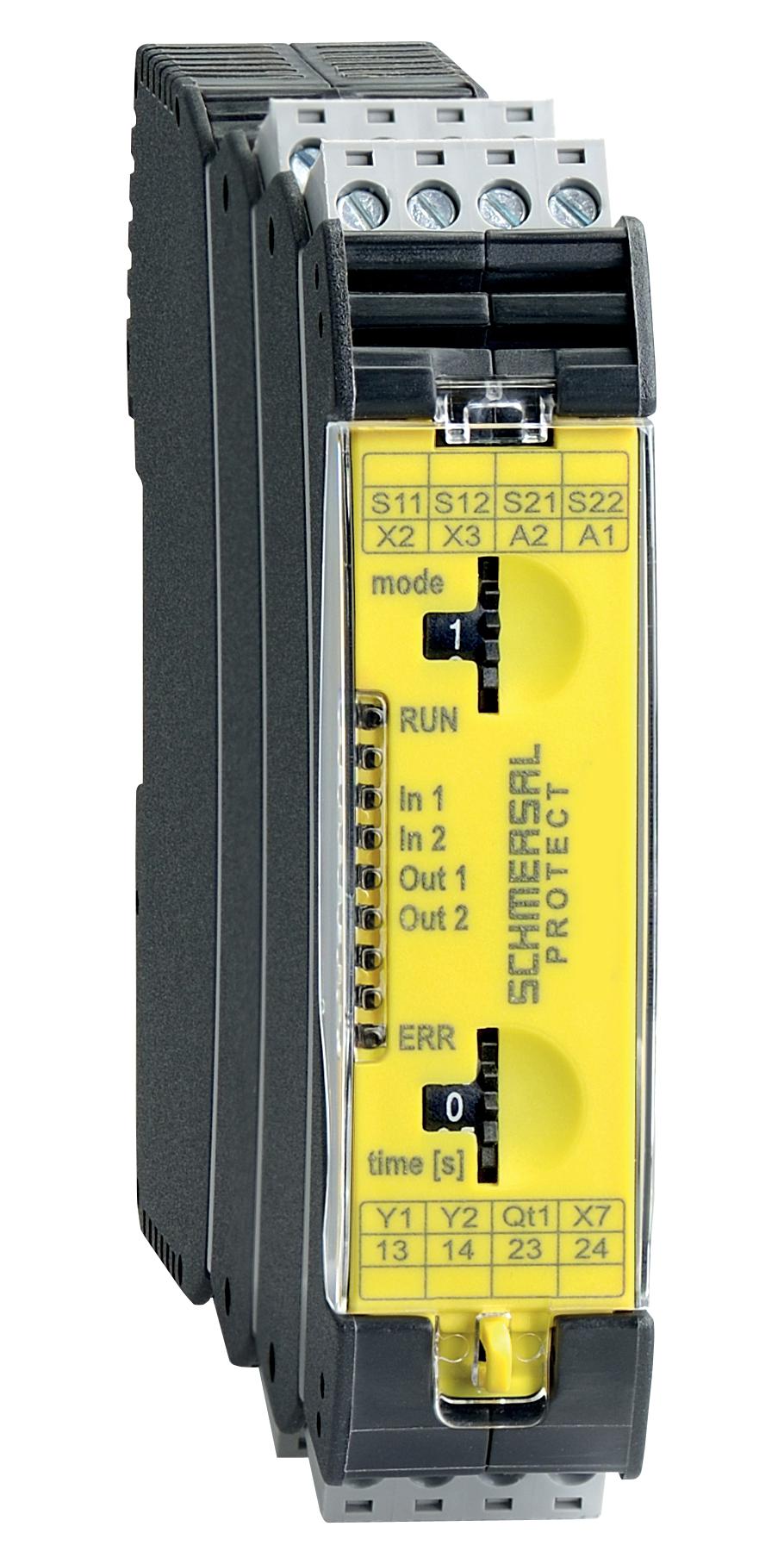 Schmersal 103014308 Safety Relay, Dpst-Nc/spst-No, 24Vdc