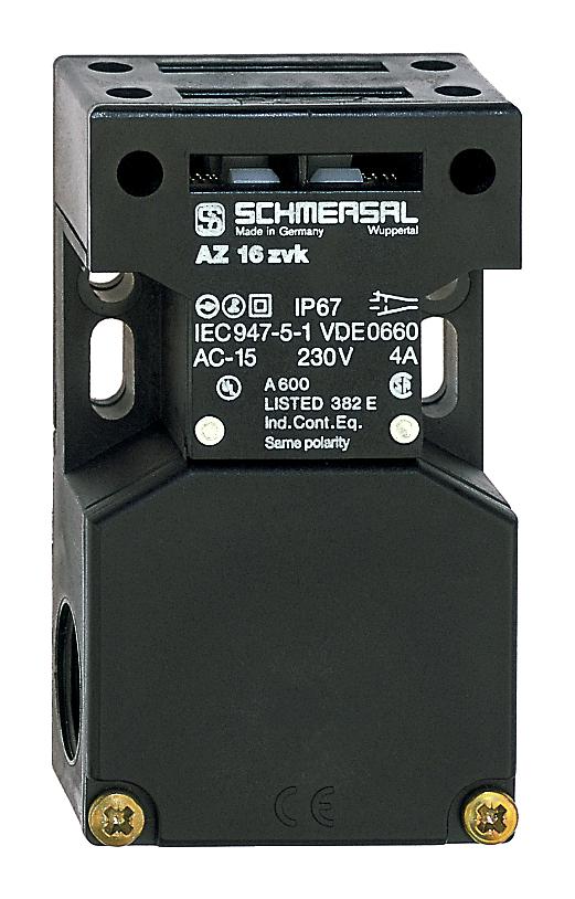 Schmersal 101143123 Safety Interlock Sw, Dpst, 4A/230V, Conn