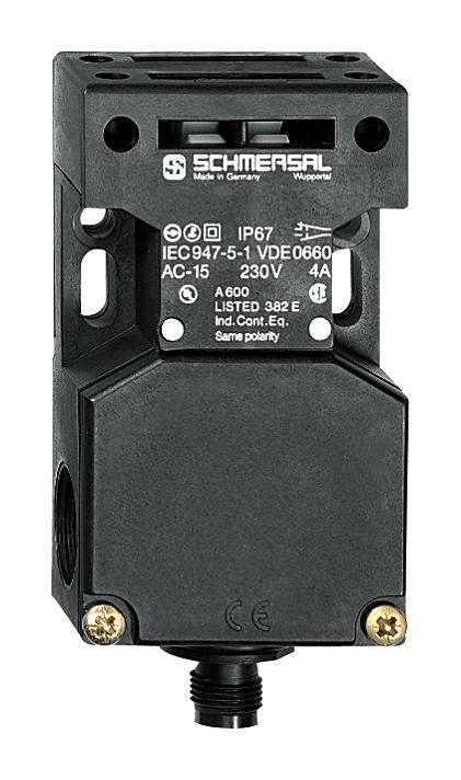 Schmersal 101190678 Safety Interlock Sw, Spst/dpst, 4A, 230V