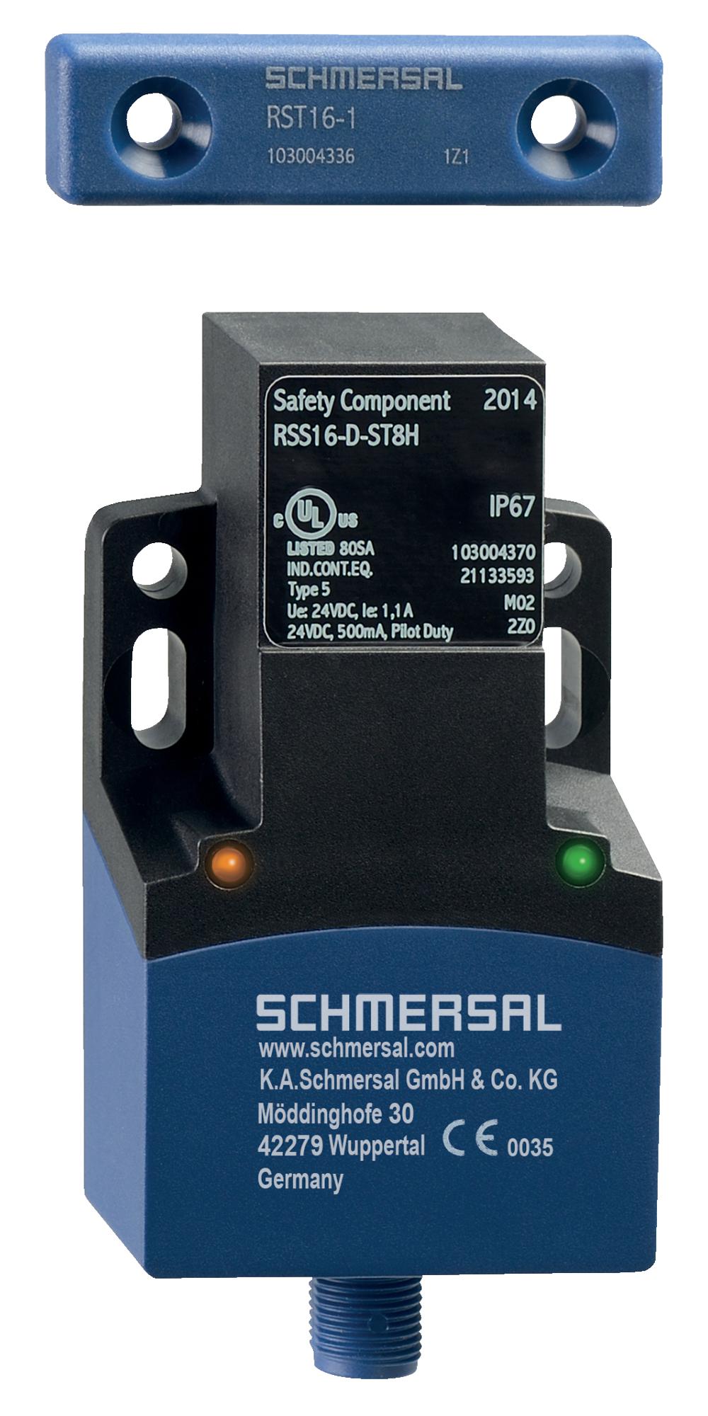 Schmersal 103004370 Safety Switch, 1A, 24Vdc, M12 Connector