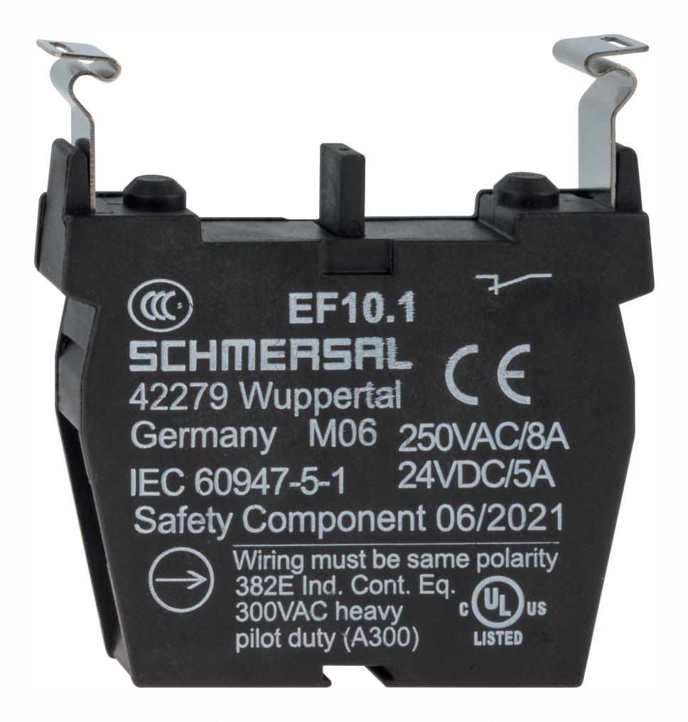 Schmersal 101006535 Contact Block, 1 Pole, 8A, 230Vac