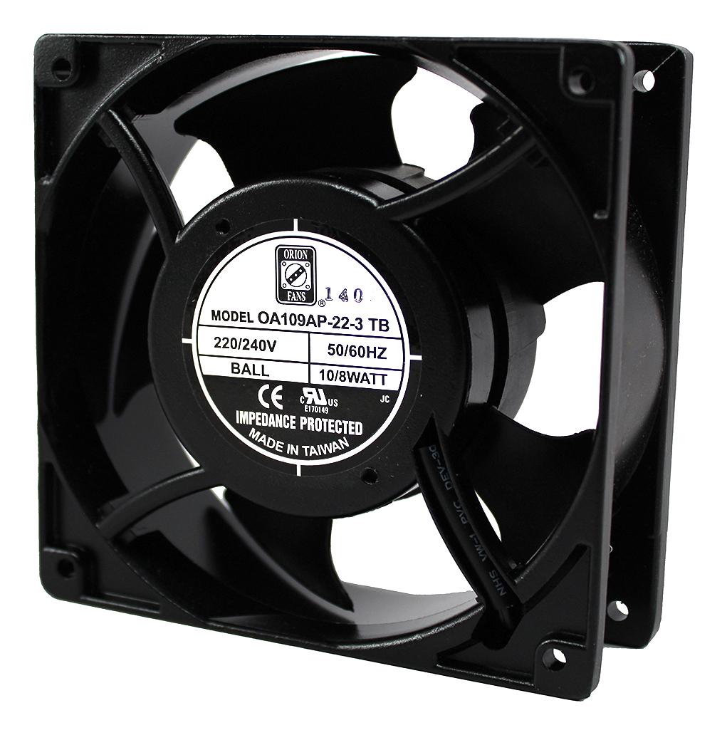 Orion Fans Oa109Ap-22-3Tb Ac Fan, Ball, 120Mm, 1600Rpm, 230V