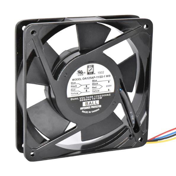 Orion Fans Oa125Ap-11/22-1Wb Ac Fan, Ball, 120Mm, 2900Rpm, 115V/230V