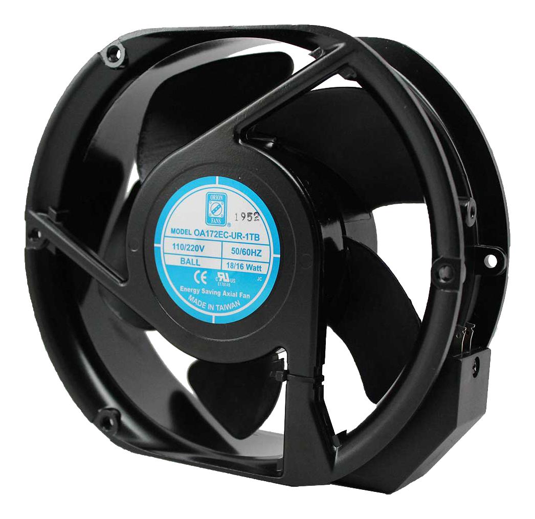 Orion Fans Oa172Ec-Ur-1Tb Ac Fan, Ball, 172Mm, 3000Rpm, 110V/220V