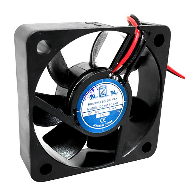 Orion Fans Od5015-12Hb Dc Axial Fan, Ball, 14Cfm, 0.09A, 12V