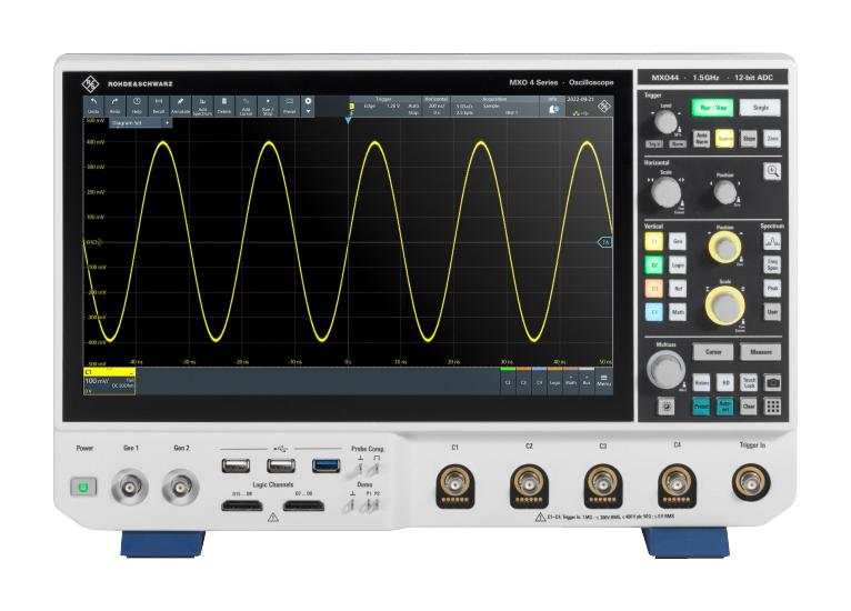 Rohde & Schwarz Mxo44-242 Oscilloscope, 200Mhz, 4 Ch