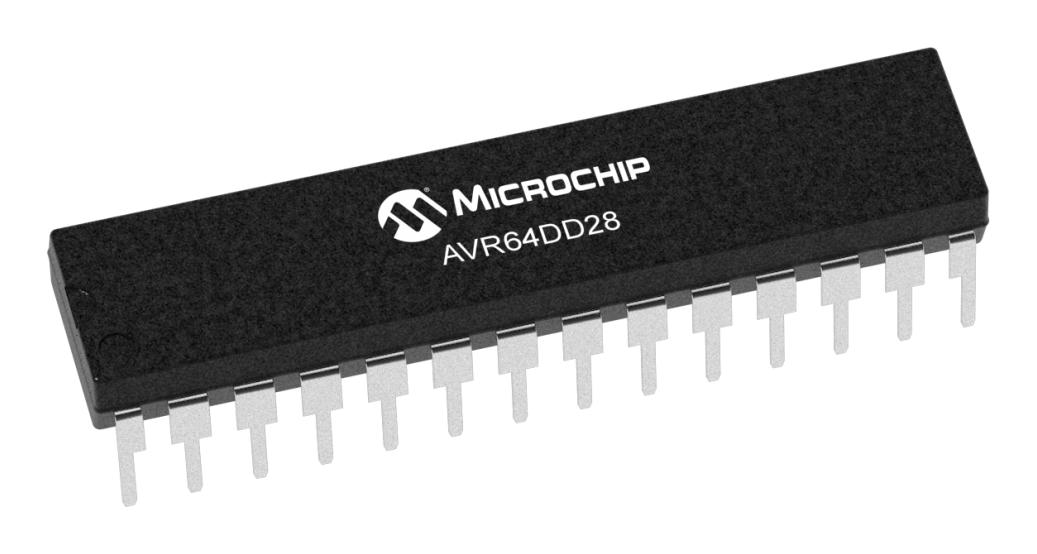 Microchip Avr64Dd28-I/sp Mcu, 8Bit, 24Mhz, Spdip-28