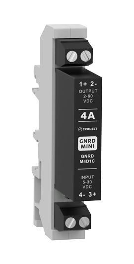 Crouzet Gnrdm4D1C Solid State Relay, 4A, 2-60Vdc, Din Rail