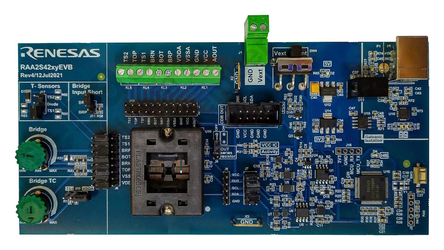 Renesas Raa2S425Xkit Eval Board, Sensor Signal Conditioner