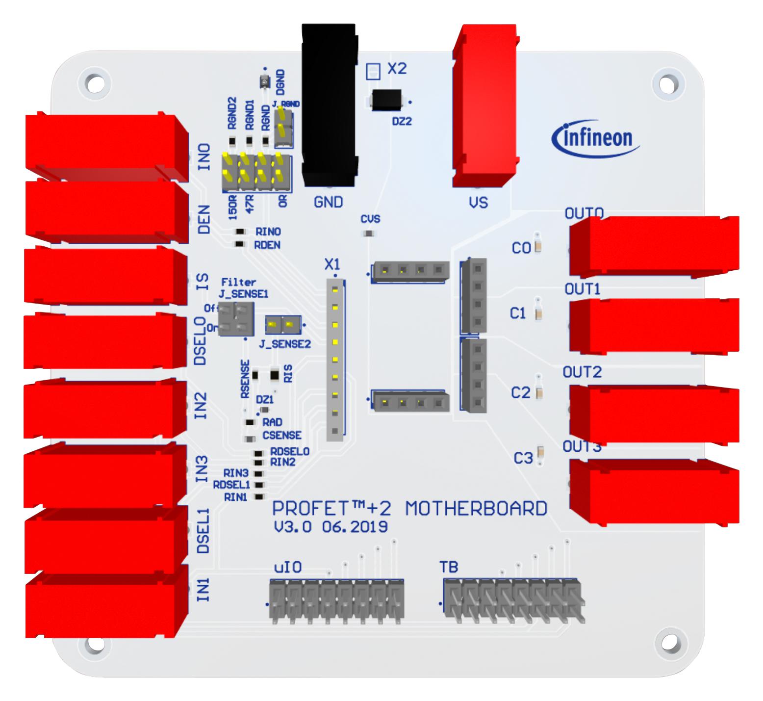 Infineon Profetone4Allmbv1Tobo1 Mother Board, High Side Switch