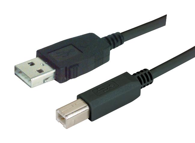 L-Com Caualb-05M Usb Cable, 2.0, A Plug-B Plug, 500Mm