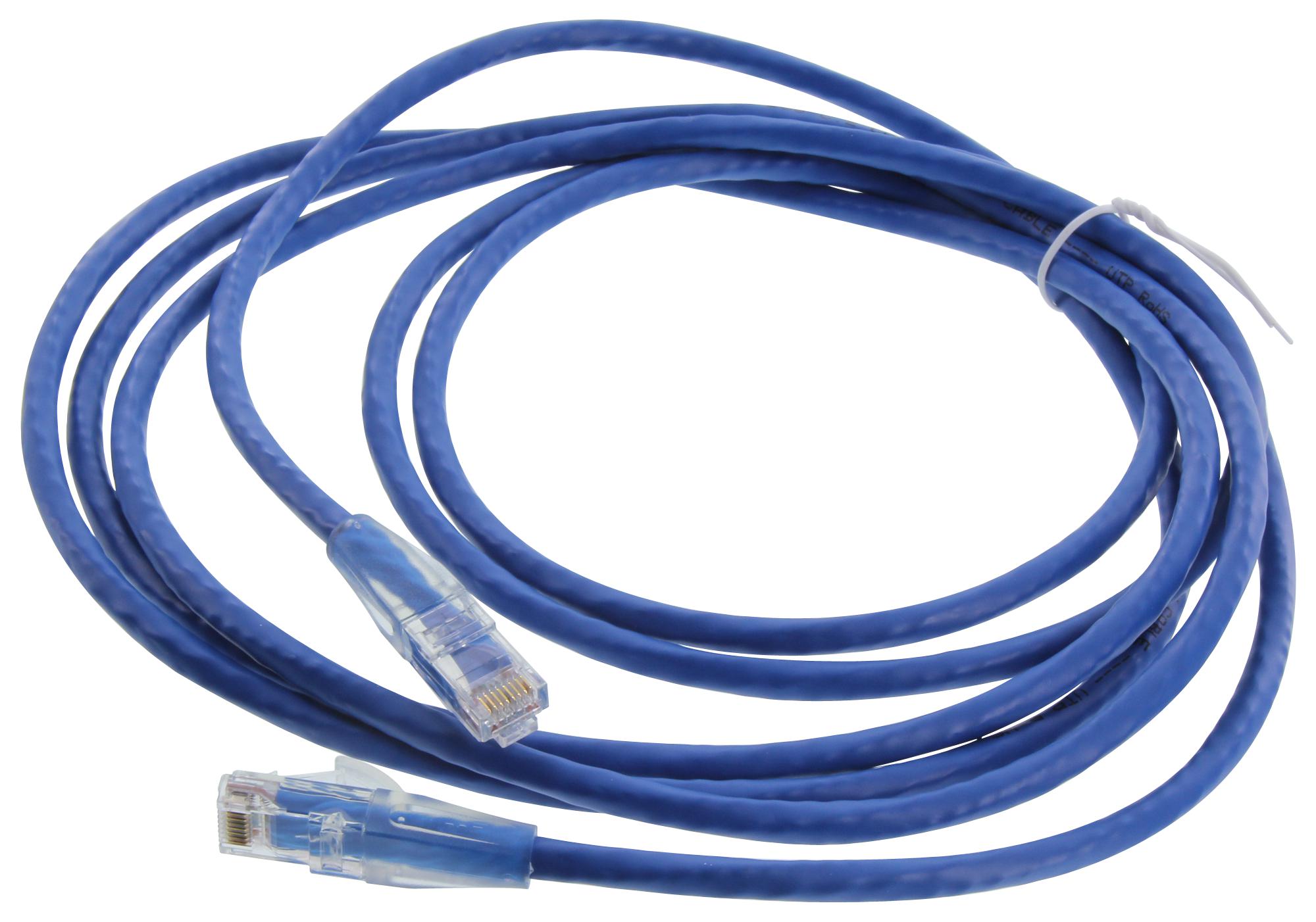 L-Com Trd695Bl-10 Enet Cord, Cat6, Rj45 Plug-Plug, 3M