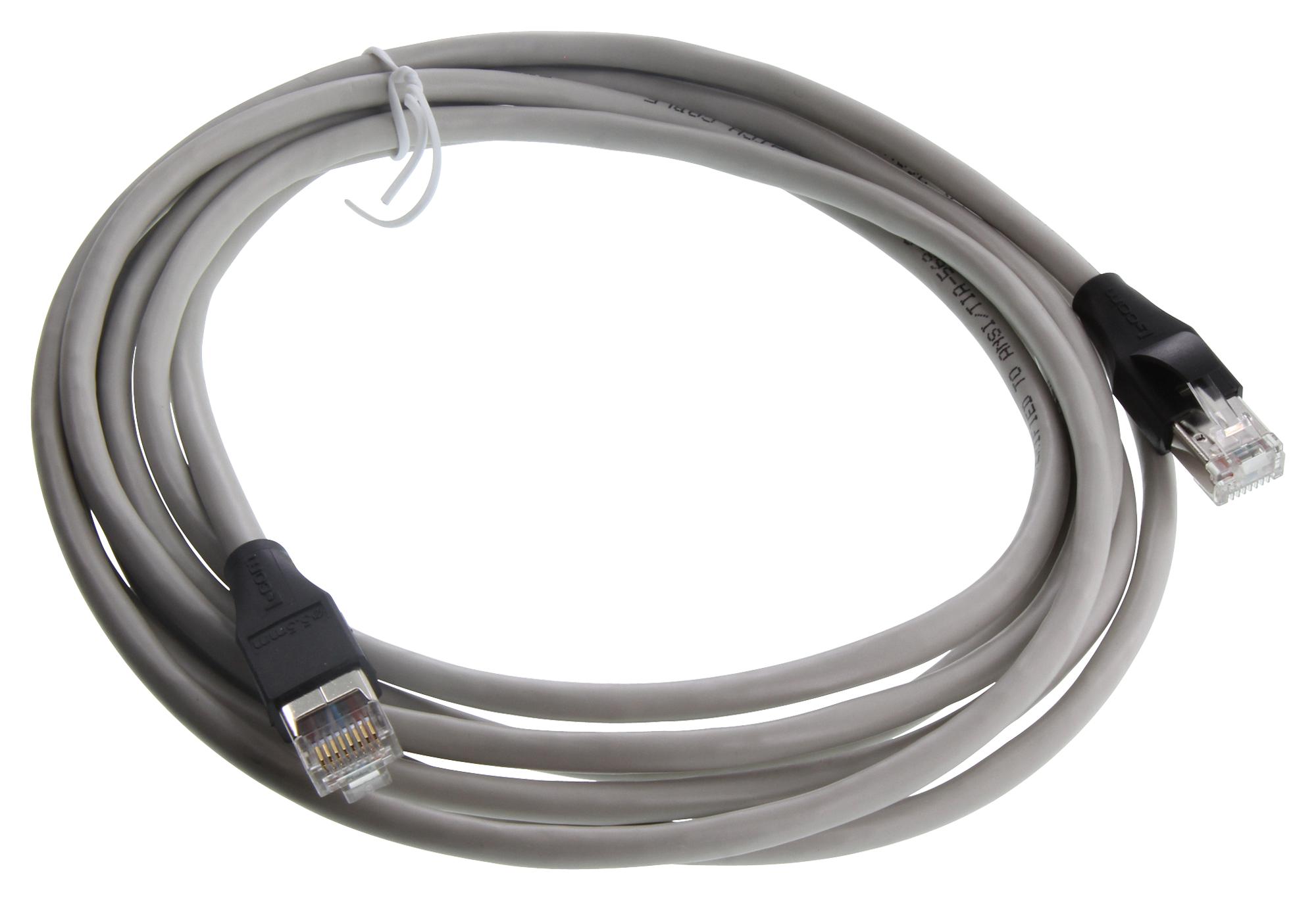 L-Com Trd855Scr-10 Enet Cord, Cat5E, Rj45 Plug-Plug, 3M