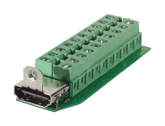 L-Com Hdft Connector, 19Pos, Rcpt, Panel