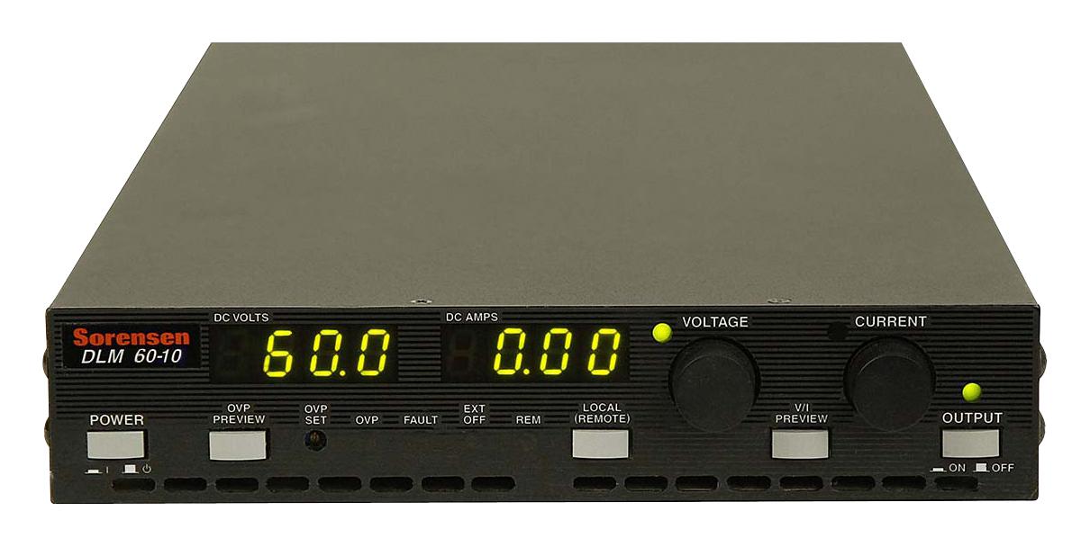 Ametek Programmable Power Dlm60-10 M9Gr Modular Power Supply, Prog, 60V, 10A