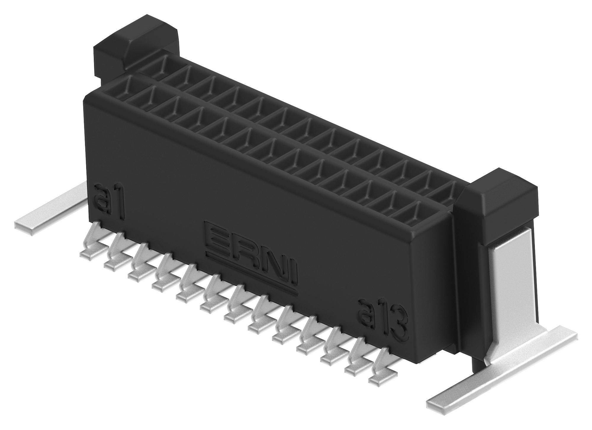 Erni - Te Connectivity 294003-E Mezzanine Conn, Rcpt, 26Pos, 2Row, 0.8Mm